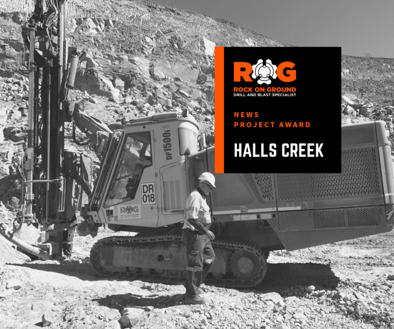Halls Creek Gold Project Rock on Ground